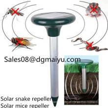 Repelente ultrassônico solar de pragas Repelente de cobras / ratos ao ar livre